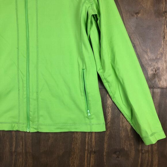 FootJoy Unisex Sweater Green Full Zip Up Comfort Quick Dry Nylon Stretch Medium - Picture 4 of 12